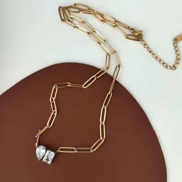 Gold Diamond Necklace