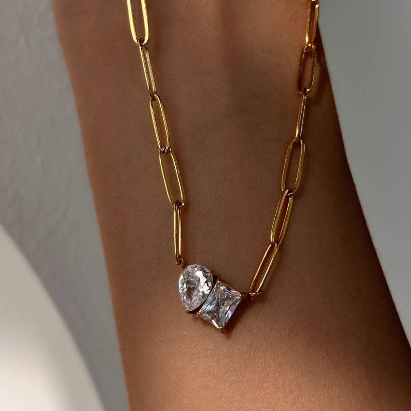 Gold Diamond Necklace