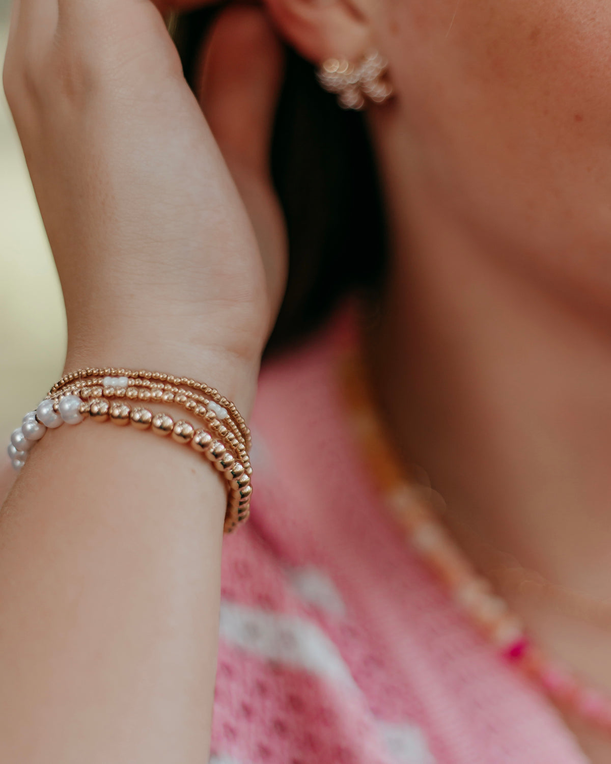 Gold Bracelet Stack