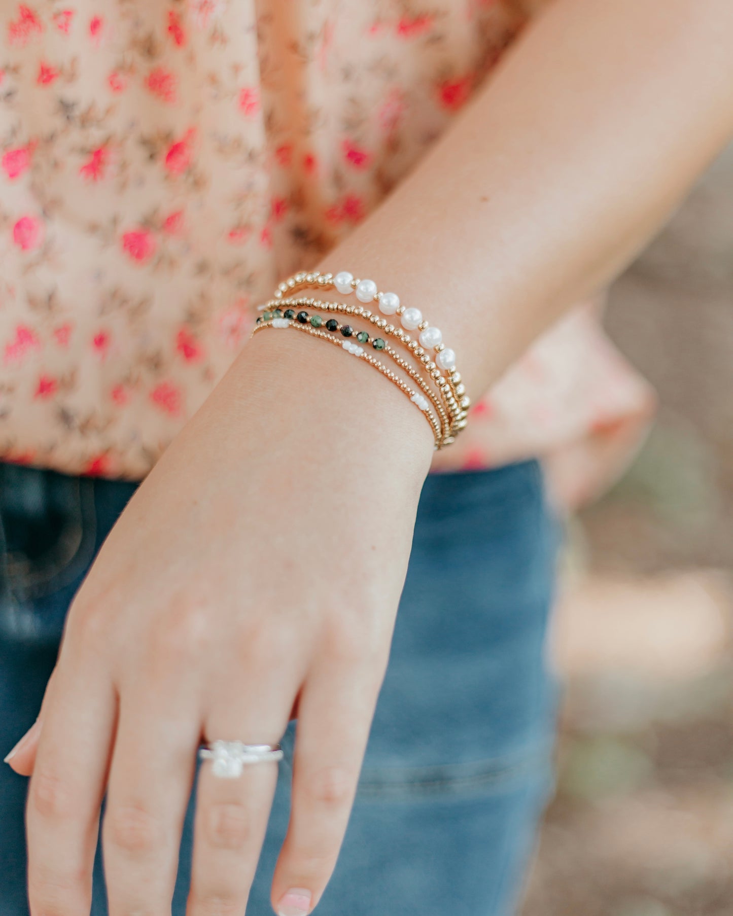 Gold Bracelet Stack