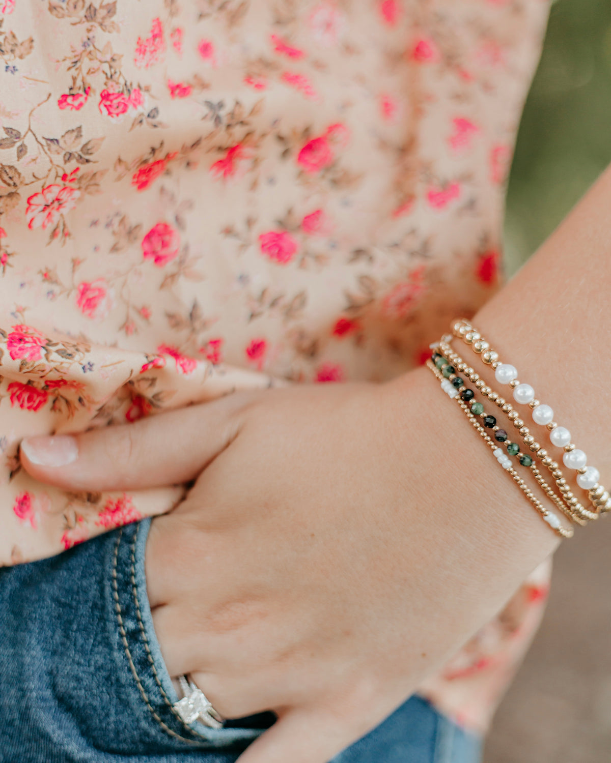 Gold Bracelet Stack