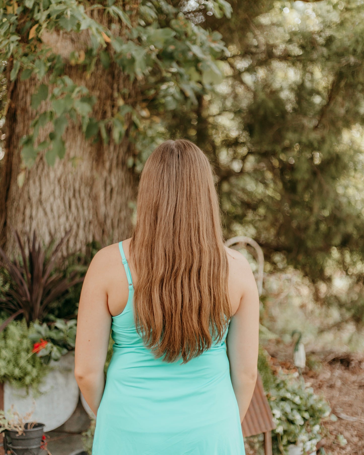 Teal Tank Dress with Shorts