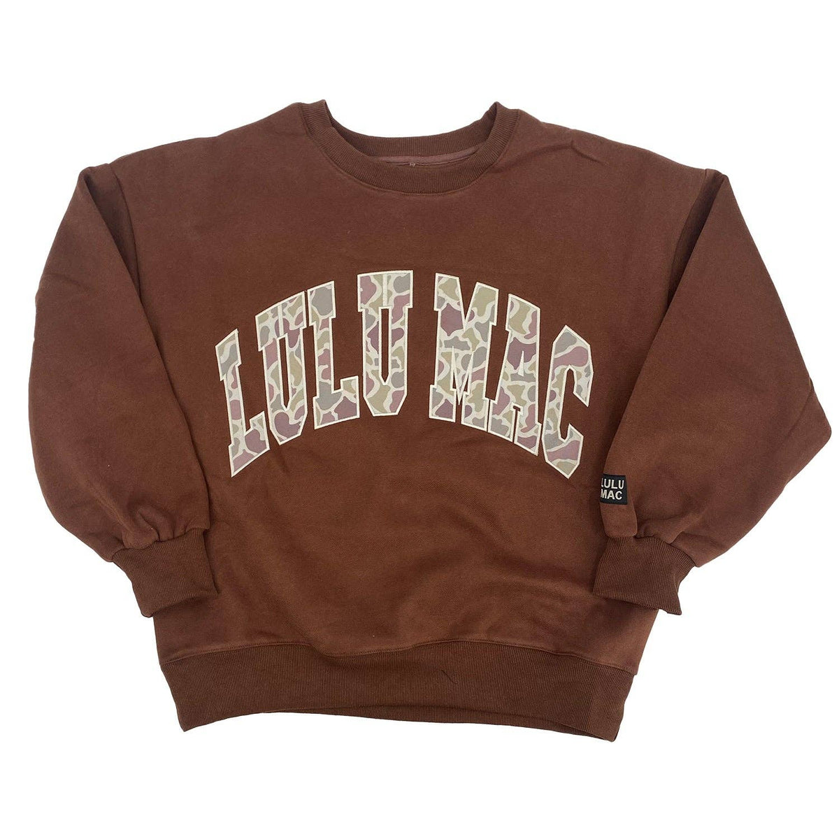 LULUMAC Brown Camo Sweatshirt