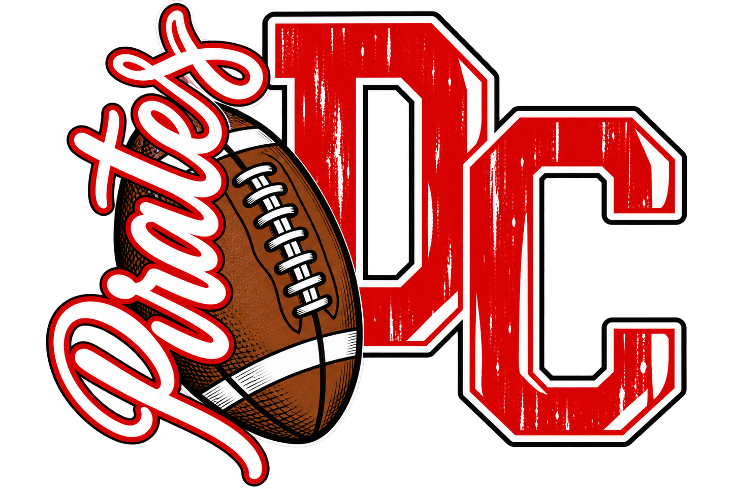 PREORDER Drew Central Football Comfort Color Tee