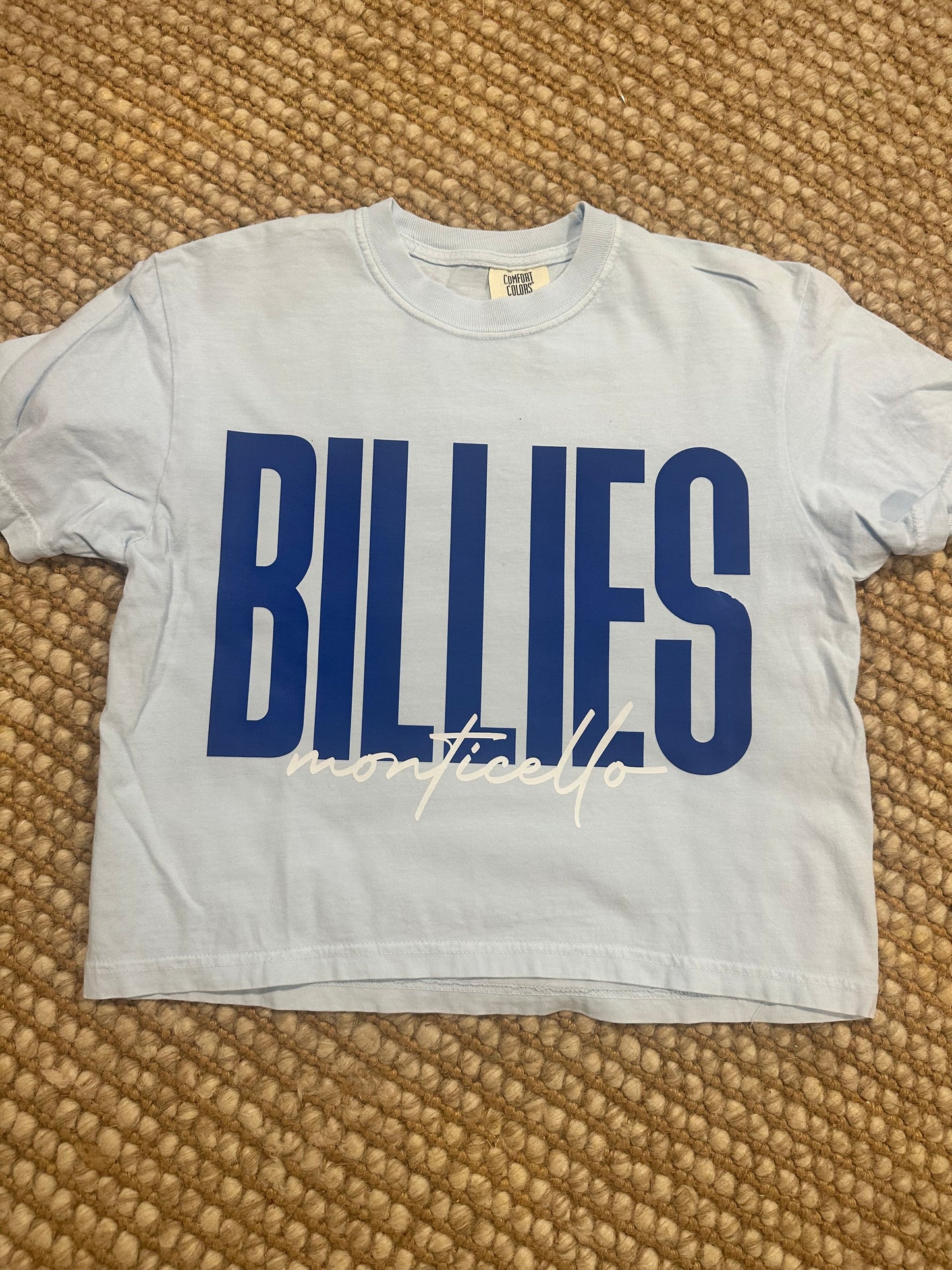 PREORDER: Monticello Billies Comfort Color Oversized Print Tee