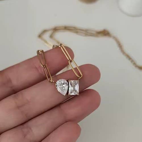 Gold Diamond Necklace