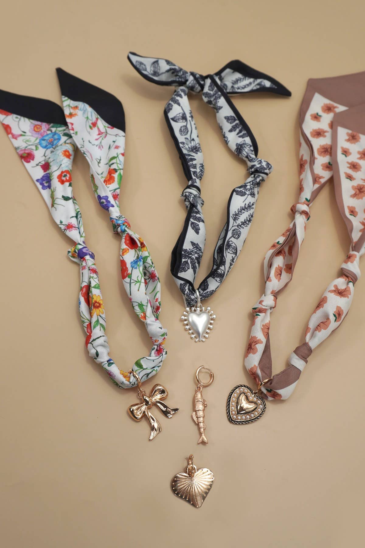 Bow Charms for Scarf or Necklace-Mix & Match