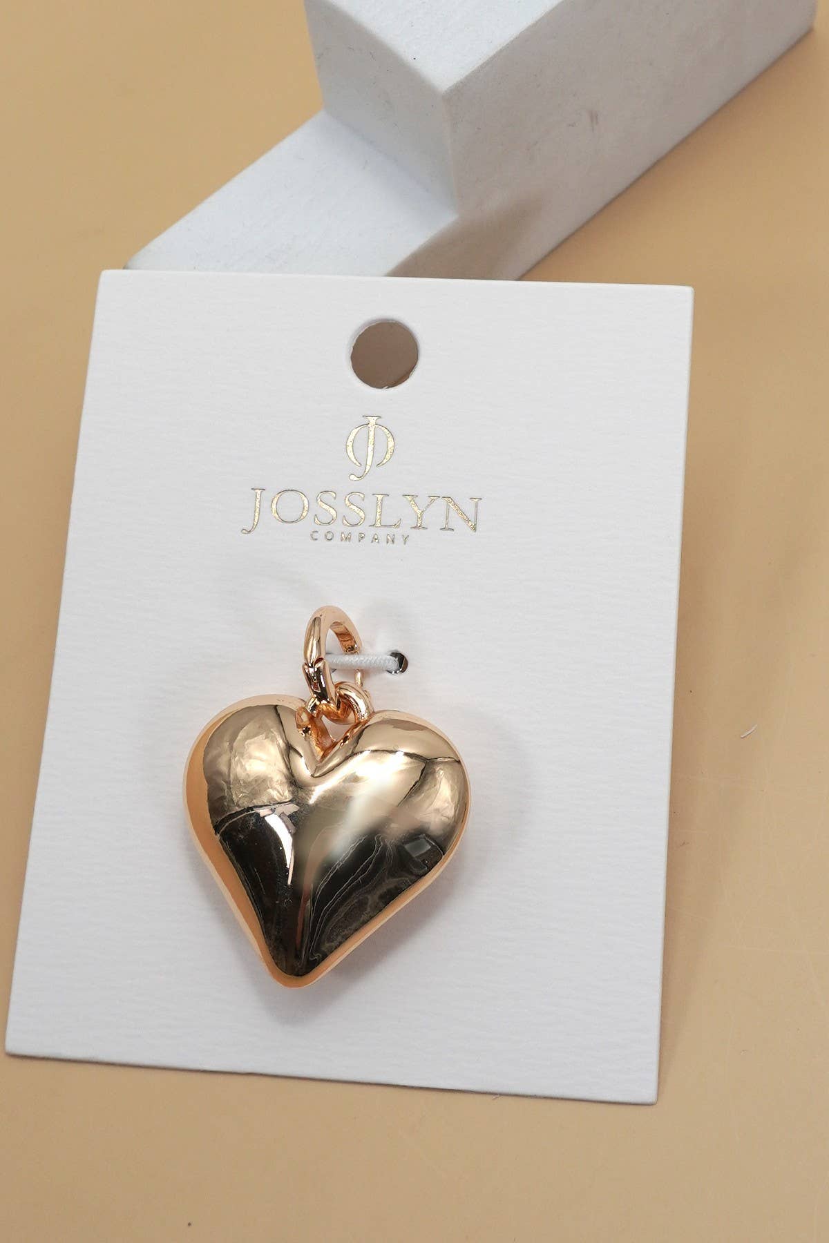 Heart Charms for Scarf or Necklace