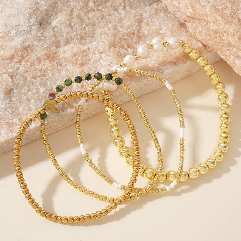 Gold Bracelet Stack