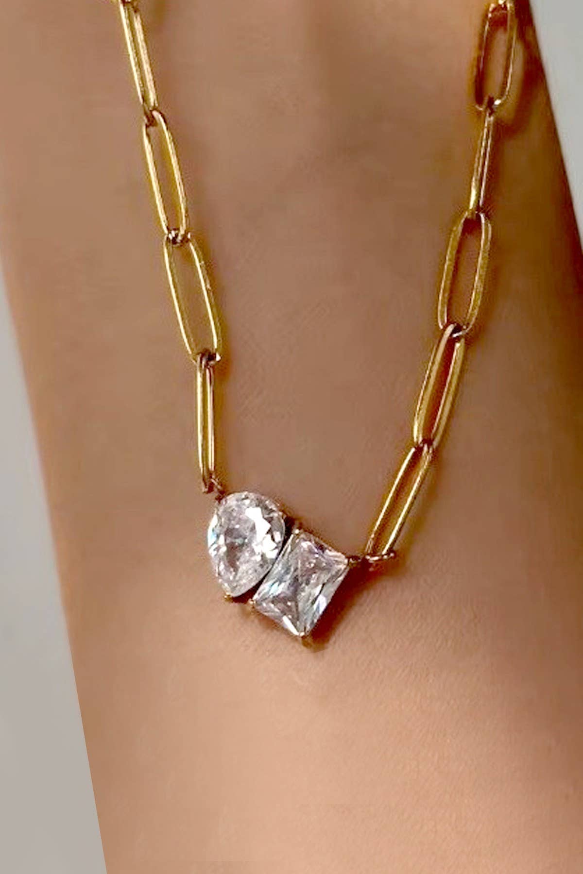Gold Diamond Necklace